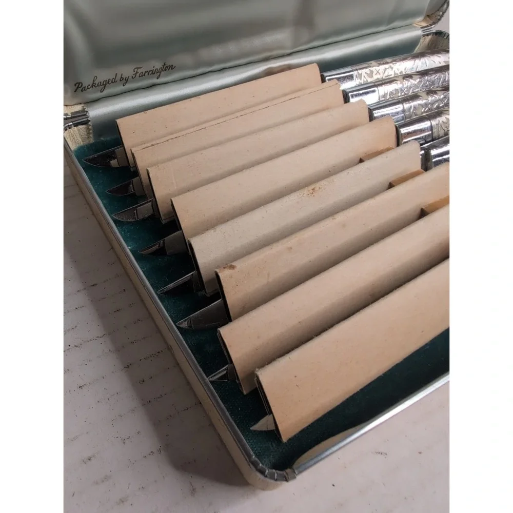 Vintage Carvel Hall Fine Cutlery by Briddell Steak Knife Set of 8